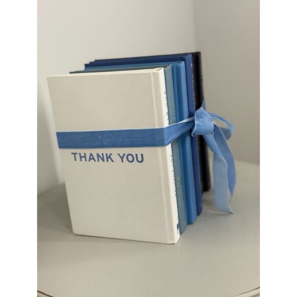 Vintage ombré effect blue Decorative Book collection - Picture 6 of 7